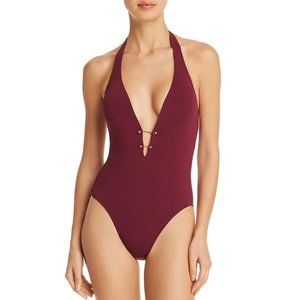 Robin Piccone Luca Plunge Halter One-Piece